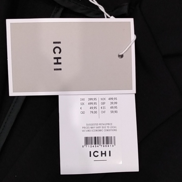Ichi Ihkate Blazer Jacket Black XL Cardigan - Picture 13 of 16